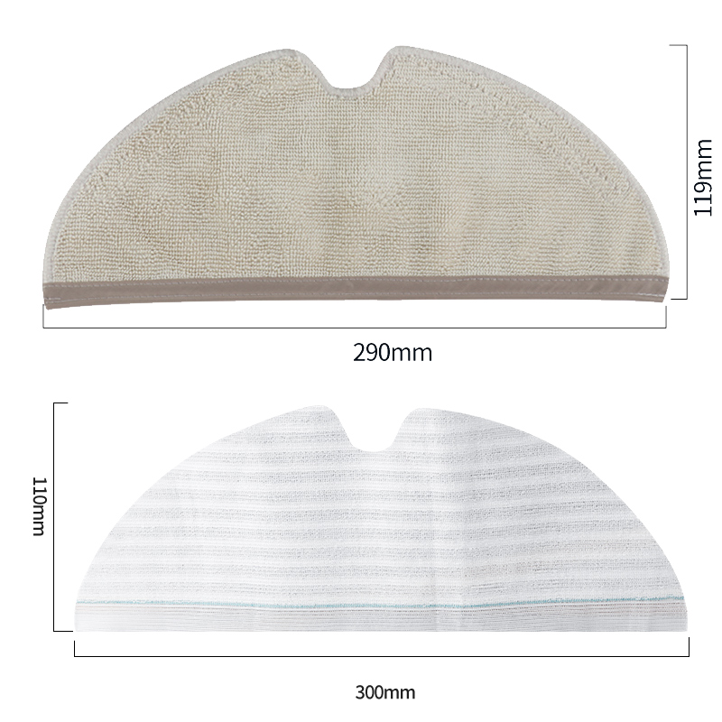 适配石头T8/T8 PLUS扫地机器人配件抹布过滤网芯边刷滚刷清洁液剂