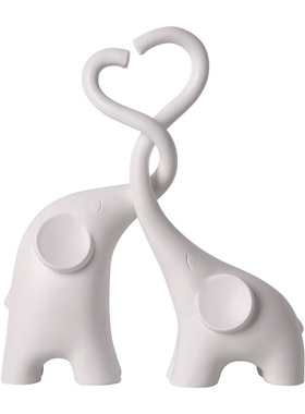 北欧轻奢风简约桌面家居玄关大象动物电视柜酒柜装饰品工艺品摆件