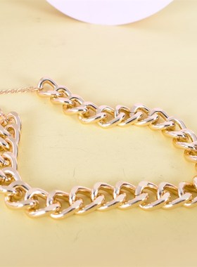 European and American thick chain necklace accessories粗项链