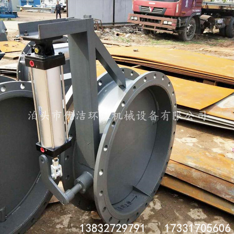 厂促气动通风蝶阀气动法兰蝶阀不锈钢气动调节蝶阀方形圆形品