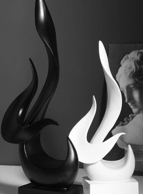 北欧简约现代家居玄关装饰品抽象客厅电视柜酒柜轻奢摆件乔迁礼物