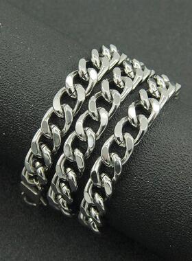 ins cold scenery face Cuban chain chain necklace hipster per