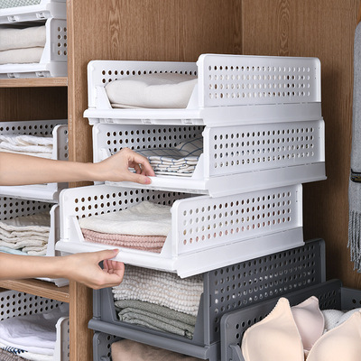 极速Household finishing multifunctional large plastic foldin