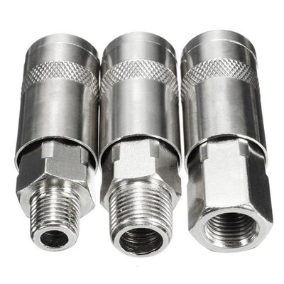 极速Quick Release Coupler Coupling Adapter 12Pcs 1/4 3/8 Har