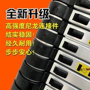 铝合金加厚直梯便携单面梯折叠人字梯升降工程梯家用梯子伸缩梯67