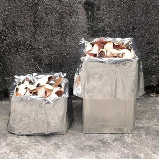 加厚通用锡纸袋方底保鲜遮光密封纸箱内胆 铝箔袋大号高档茶叶包装
