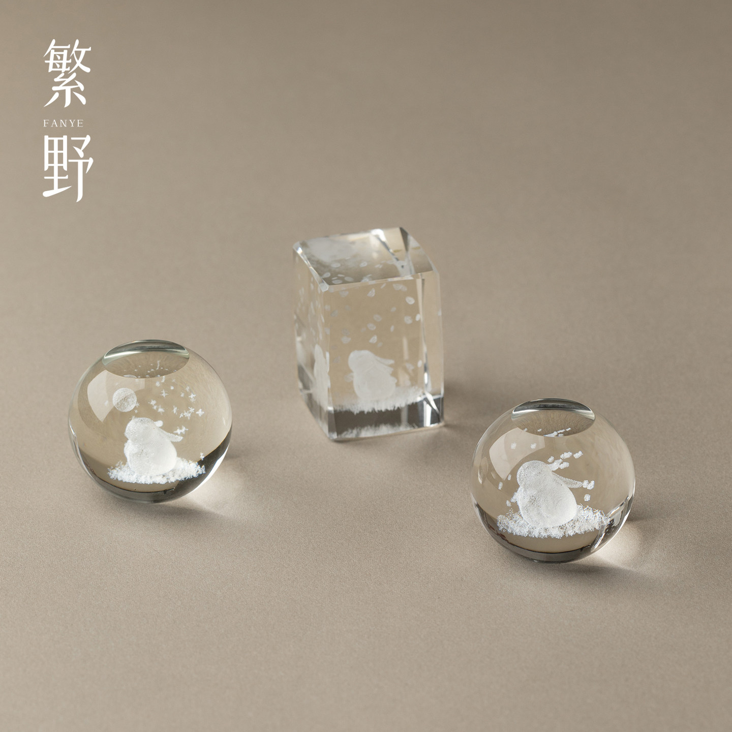 繁野透明水晶球盖置摆件创意手工茶壶盖碗茶盖托茶具配件茶托壶盖图片