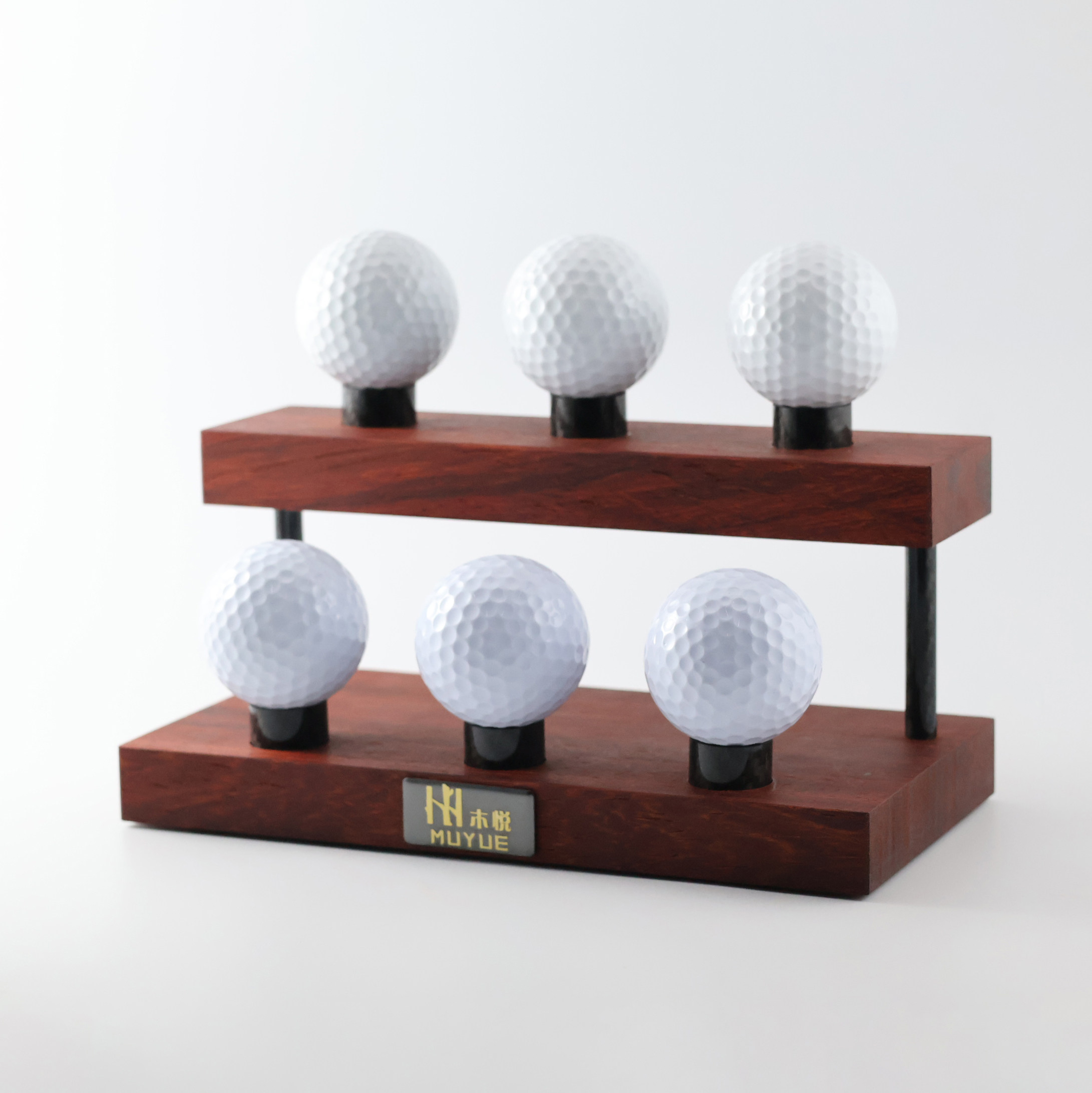 高尔夫球展示架木悦MUYUE红木实木碳纤维架适用于办公室等场所#96,收纳整理,整理架/置物架/收纳架,淘宝优惠券,粉丝福利购,淘宝优惠卷