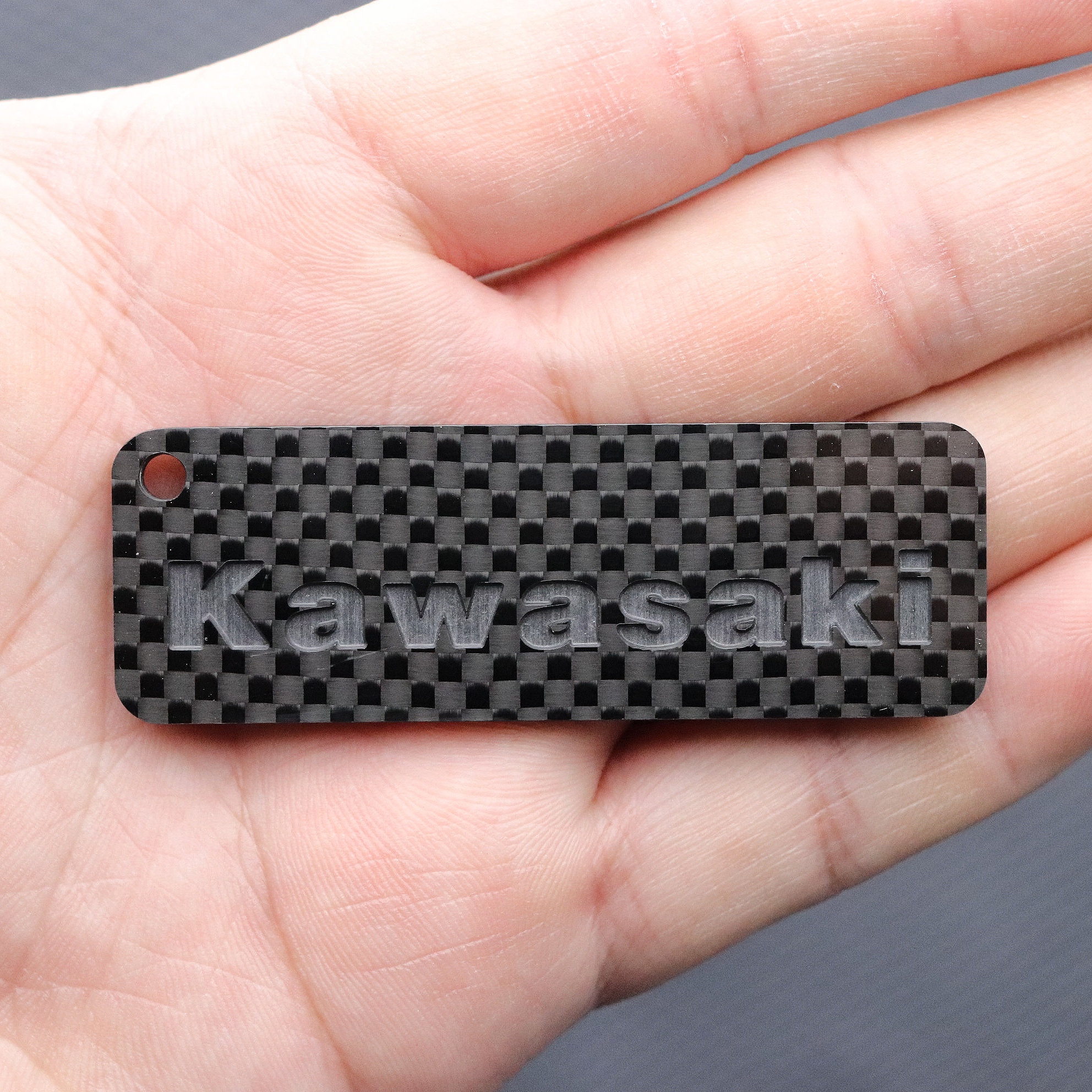 川崎重机巡航车摩托碳纤维钥匙扣