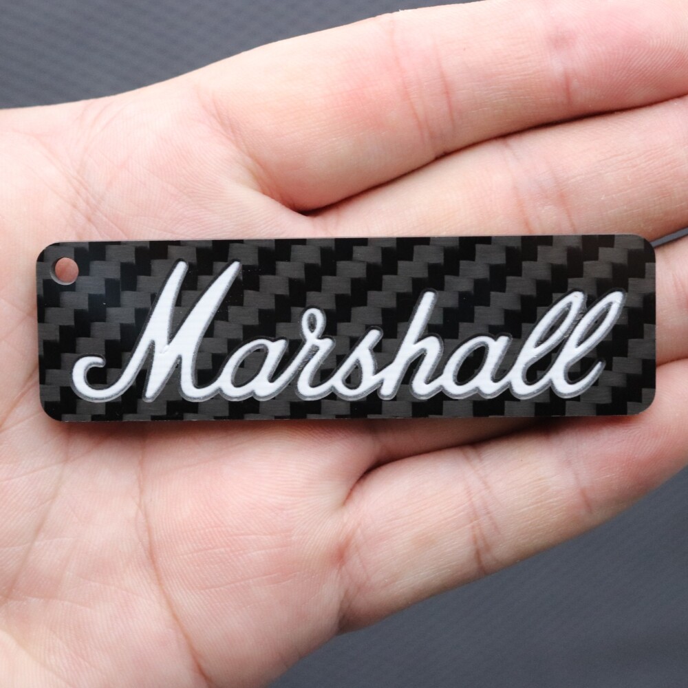 真碳纤维马歇尔 Marshall钥匙扣挂件男女礼物
