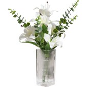 INS风玻璃花瓶透明现代简约客厅网红轻奢水培鲜花插花瓶餐桌摆件