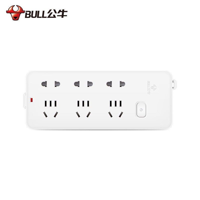 排插 GN-402 /1.8米插板6孔接线板带线带开关 总