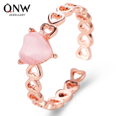 新品Korean fashion literary ring temperament personality hol