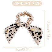 Pearl Grab Bow Tie PSADKID Ears Hair Bunny