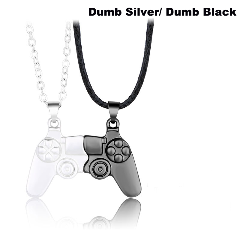 新品Friendship Necklace Magnet Hiphop Gamepad Pendant Clavic