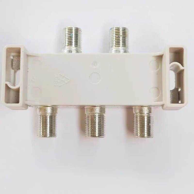 极速有线电视分配器一分二1拖346分支器数字闭路一进八出延长线杰