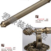 极速大门把手木门玻璃门明装 仿古青古铜KTV拉 推拉移门把手中欧式