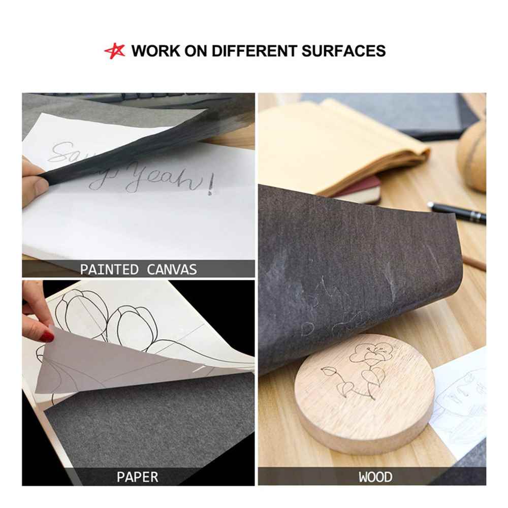新品A4 Black Carbon Transfer Tracing Paper Graphite Carbon P