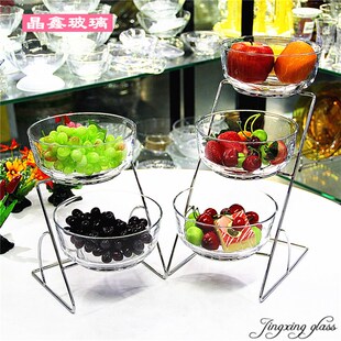 m hotel buffet fruit plate multi-layer fruit rack three-la