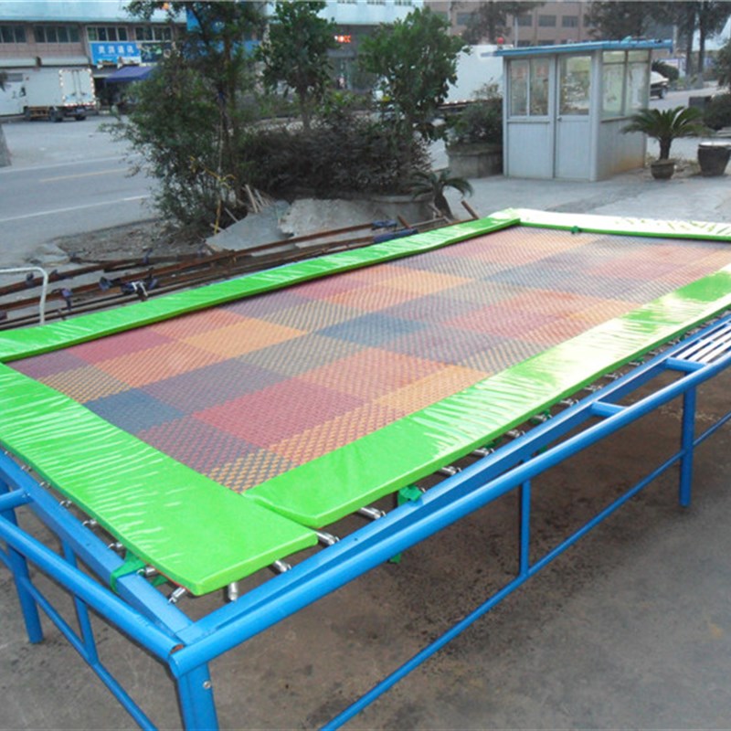 幼儿园蹦蹦床保护垫弹簧网面海绵泡沫PVC外围边罩淘气堡配件定做
