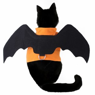 Clothes Dog Funny Strict Chest Bat Wings Back Halloween