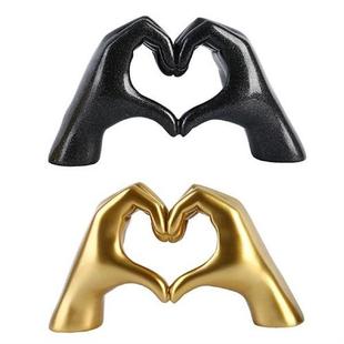Decor Love Resin Abstract Stylish Nordic Figurine Hand