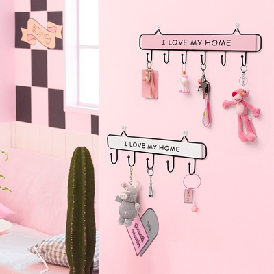 hook girl wall ins mou decoration adhesive doorway 新品 heart