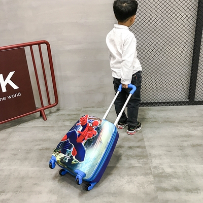 新品儿童拉杆箱卡通16寸18寸男女孩行李箱万向轮宝宝拖拉箱幼儿园