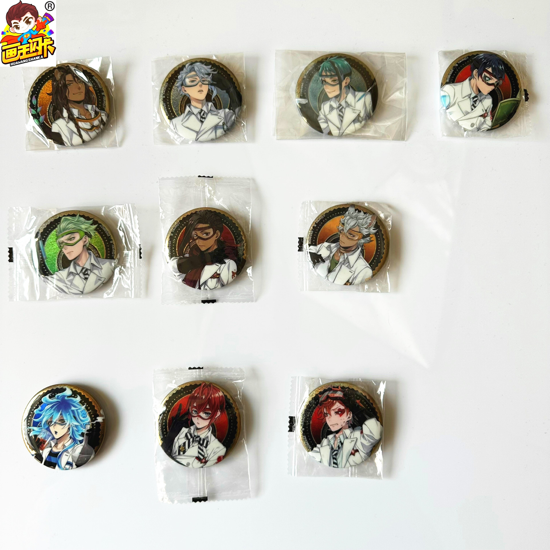 迪士尼扭曲仙境吧唧徽章官谷子