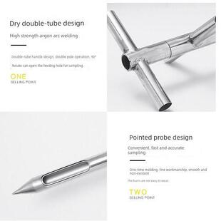 粮食取样器不锈钢大扦钎粮探子颗粒水泥粉煤灰取出散装搅拌矿炭采