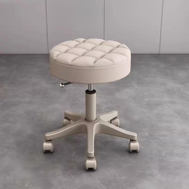 美容院凳子滑轮旋转升降圆凳化妆梳妆凳美发美甲理发椅吧凳大工椅