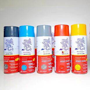 蓝威龙镀铬镀锌不锈钢改色自动门窗修补漆涂鸦喷色不锈钢手喷漆