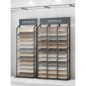 高端瓷砖样品展示架立式 橱柜门板展示柜色板卡架子铝扣板架300600