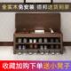 架简易可坐玄关穿鞋 柜家用进门口鞋 凳储物凳长条凳 凳鞋 全实木换鞋