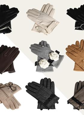 手套集合样板房衣帽间抽屉小饰品摆件柜现代简约男士女士皮绒手套
