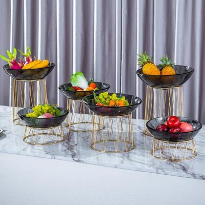 欧式水果盘沙拉凉菜碗甜品台展示架高端自助冷餐茶歇摆台套装商用
