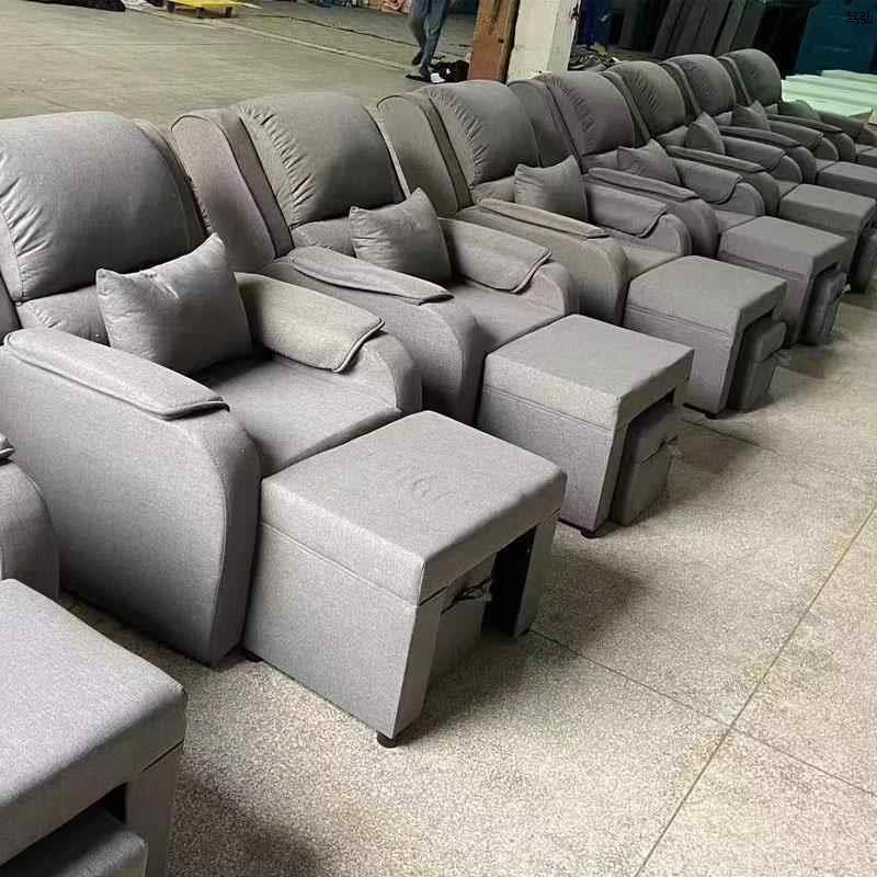 足浴足疗沙发电动美睫美甲沙发可躺按摩椅子洗脚修脚床洗浴沐足椅