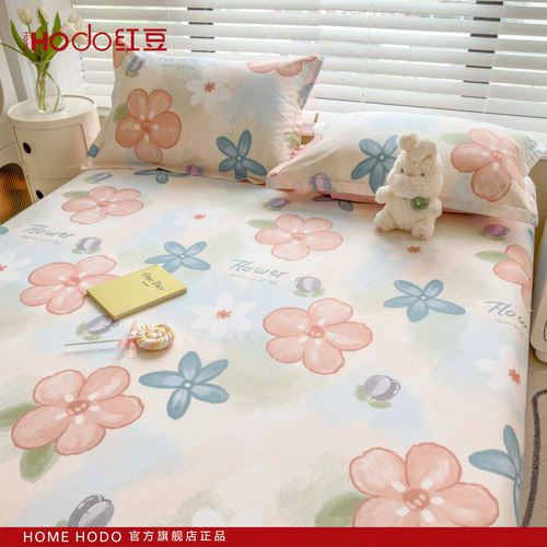 红豆家纺100%纯棉床单