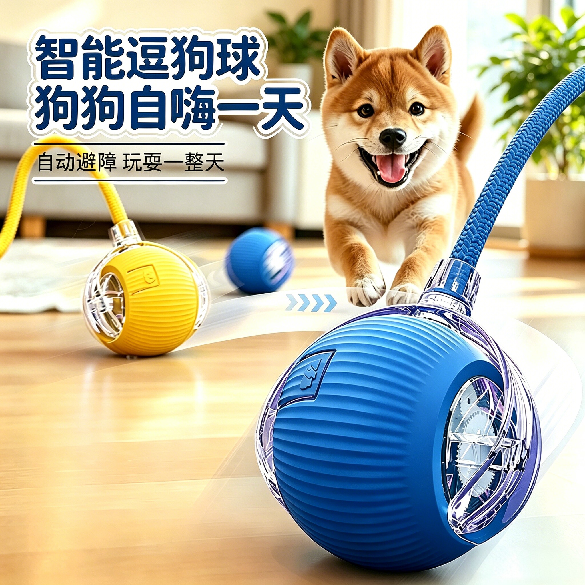 宠物智能遛狗球！猫咪狗狗玩具