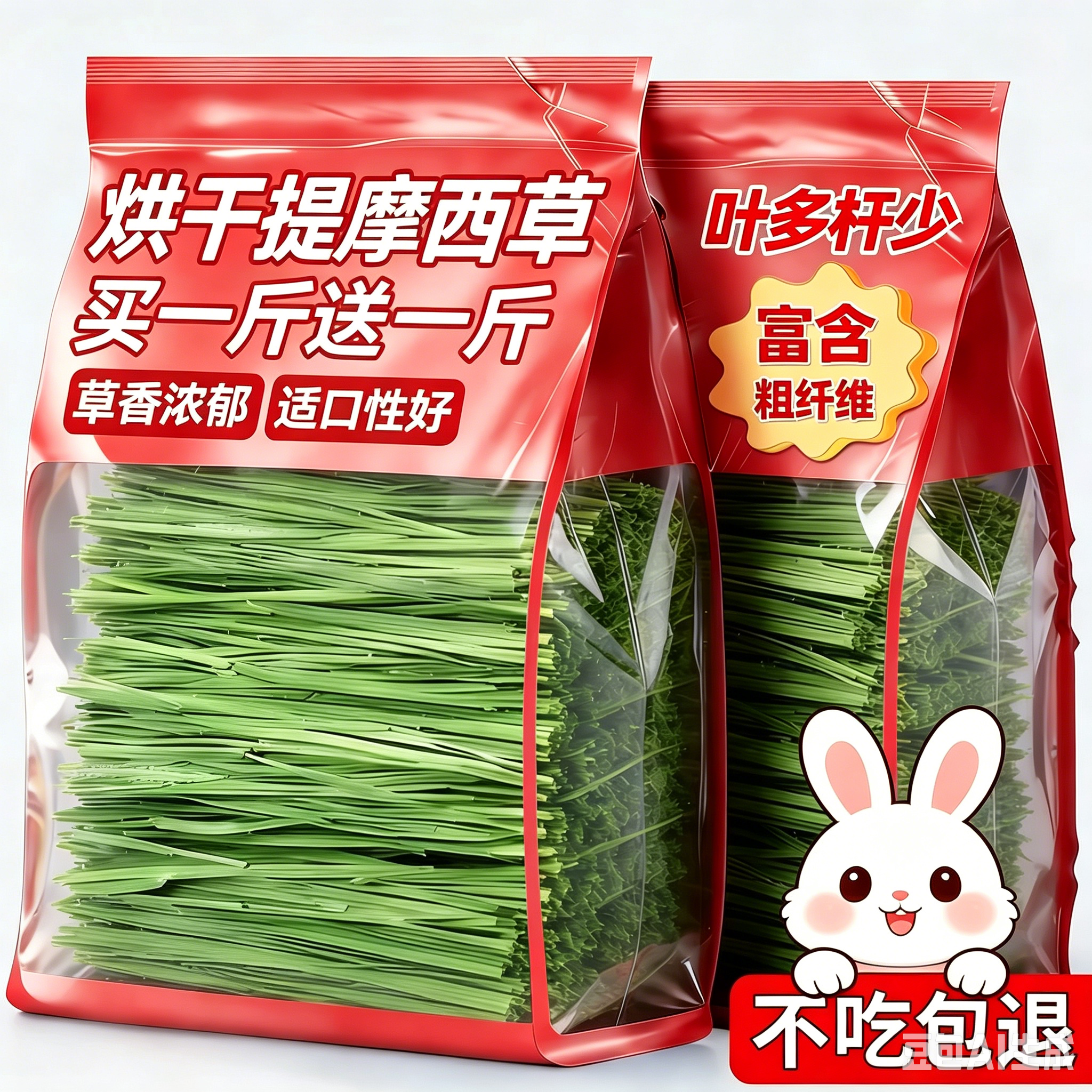 烘干提摩西草兔子专用粮草晒干饲料颗粒荷兰猪兔子侏儒兔食用干草