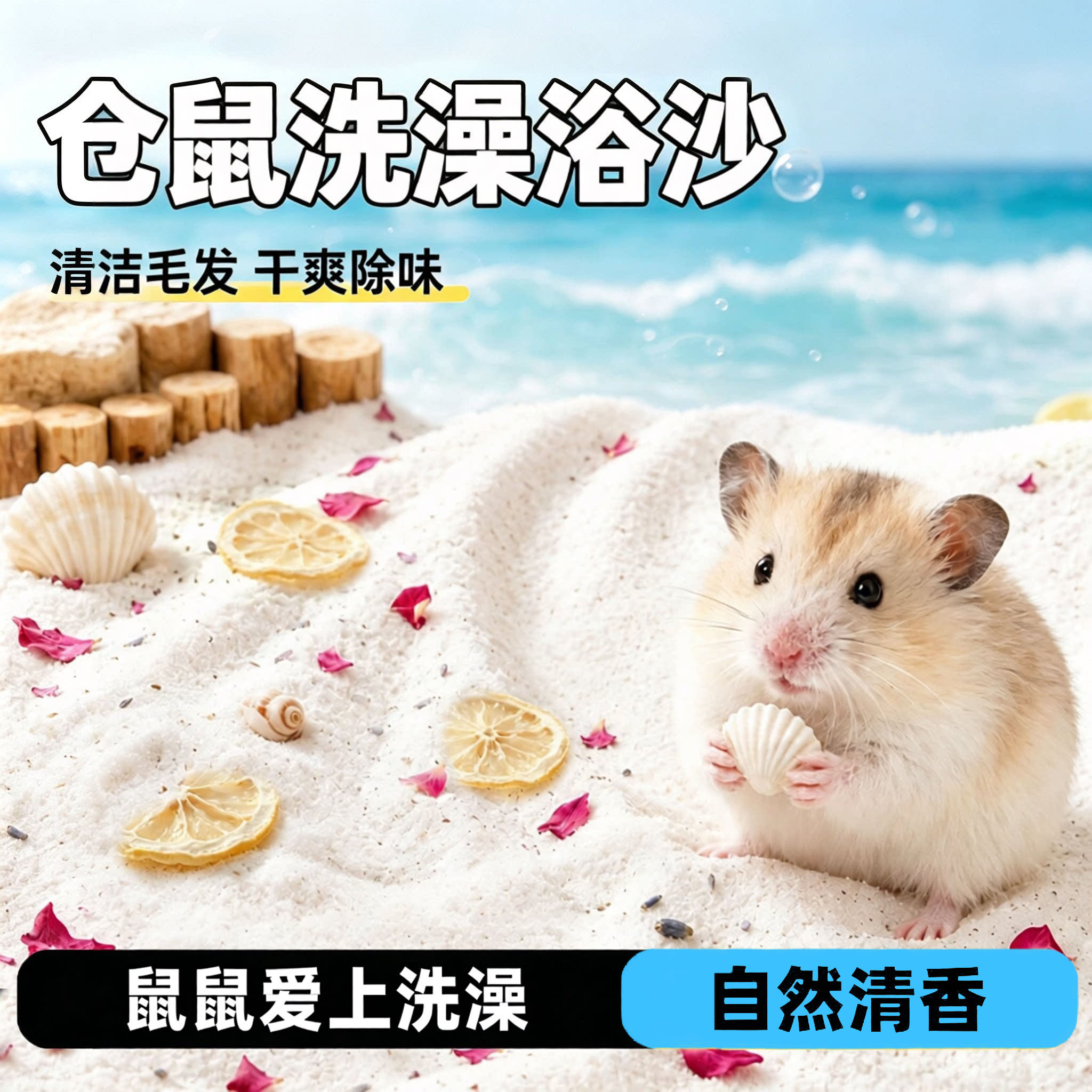 仓鼠浴沙专用洗澡清洁用品
