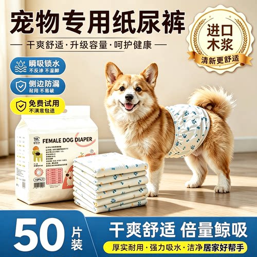 宠物纸尿裤生理裤母狗专用尿不湿