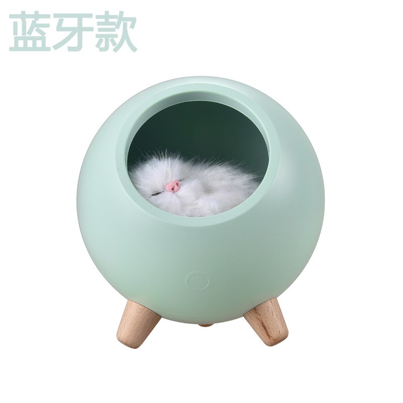 创意小宠屋氛围灯unsb充电触摸小夜灯可爱儿童卡通床头萌猫伴睡灯