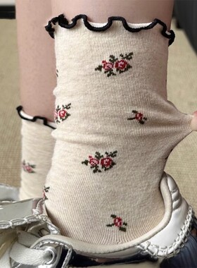 袜子女款纯棉中筒秋冬款韩版长袜