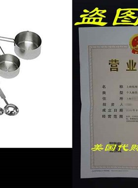 ChefLand 8-Piece Stainless Steel Measuring Cups and Measuri