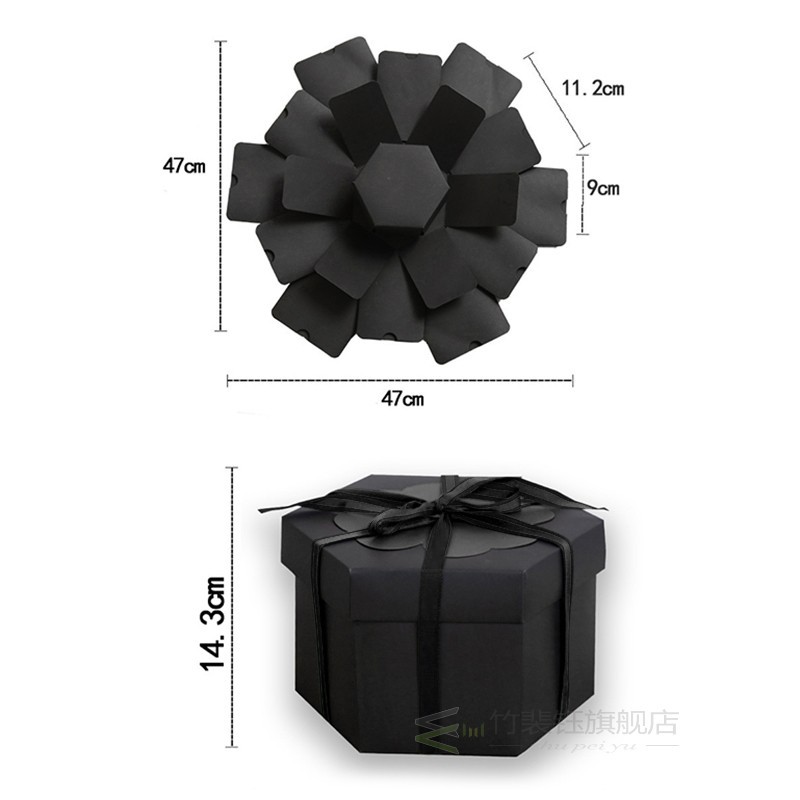 Gift Explosion Box Surprise Birthday Gift Box Love Memory DI