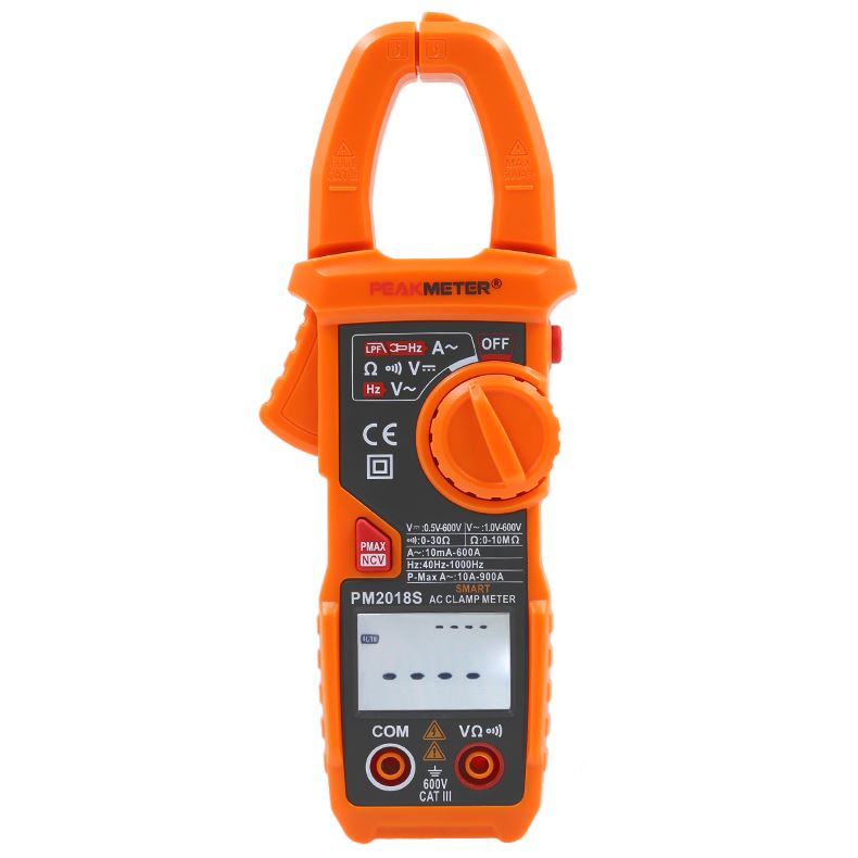 。华谊PM2018S 2118S交直流全自动智能防烧数字钳形表万用电表电