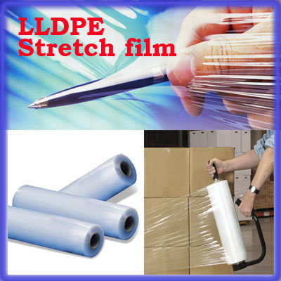 pe缠绕膜拉伸膜围膜包装膜托盘打包膜宽50工业打包膜塑料薄膜围膜