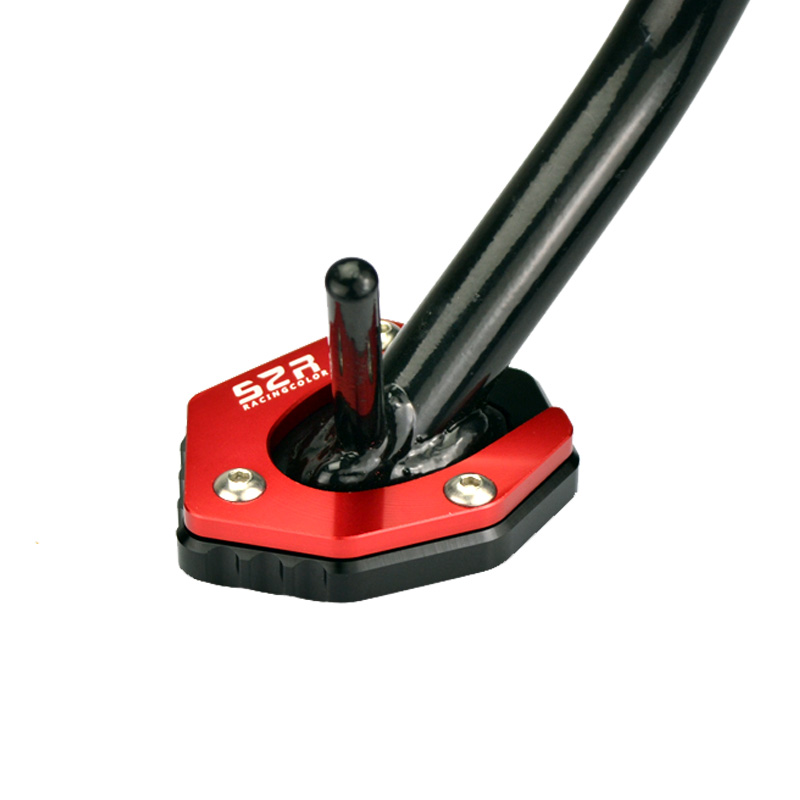 适用摩托车贝纳利帝国400改装防滑边撑垫帝国400加大加宽边撑脚垫