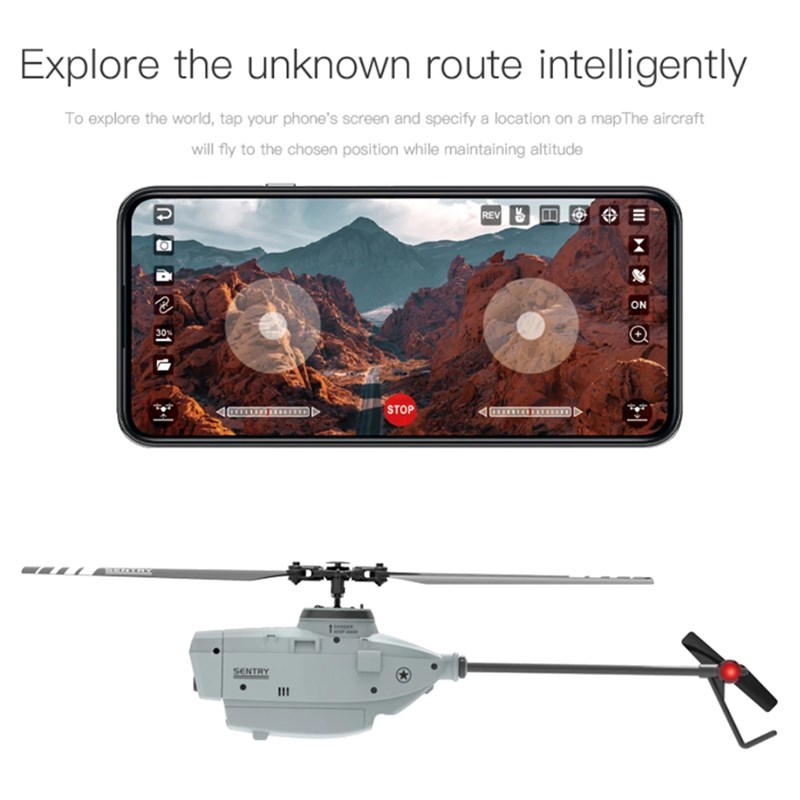 C127 2.4G RC Helicopter Professional 720P Camera 6 Axis Gyro